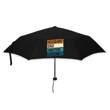Caretaker garbage - Umbrella (small) - black - Front