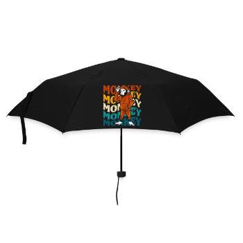 monkeys animal costumes children - Umbrella (small) - black - Front