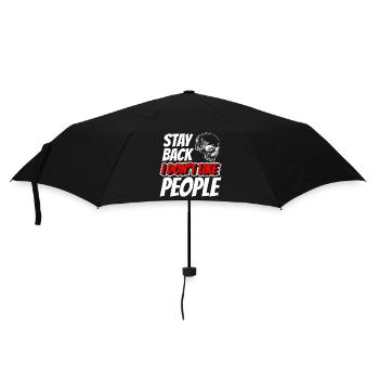 Sarcasm People Misanthrope Rejection - Umbrella (small) - black - Front