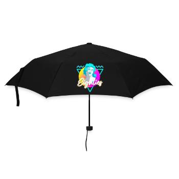 80s Music Nostalgia Neon Signs - Umbrella (small) - black - Front