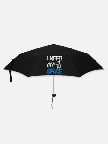 Space Planet Spacesuit Rocket - Parapluie standard - noir