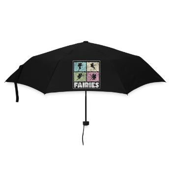 Elf Fairy Tale Princess Wand - Umbrella (small) - black - Front