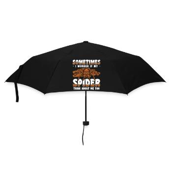 Spider Web Crawling - Umbrella (small) - black - Front