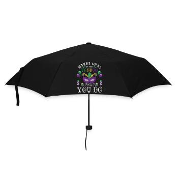 Carnival Mask Colorful Fun - Umbrella (small) - black - Front
