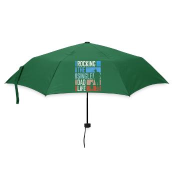 Alleinstehend Beziehungsstatus Humor - Regenschirm (klein) - Flaschengrün - Vorne