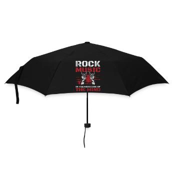 Rock Musik Musik Gitarre - Regenschirm (klein) - Schwarz - Vorne