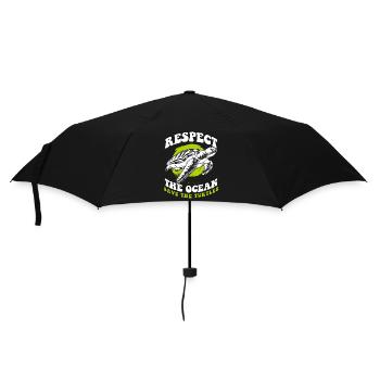 Meer Tierschützer Aquarium Artenschutz - Regenschirm (klein) - Schwarz - Vorne