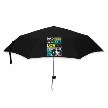Men Role Model Boyfriend Gift - Umbrella (small) - black - Front