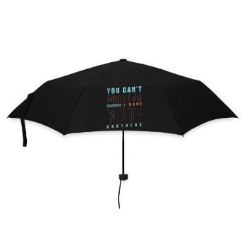 Family Brother Watch Parents - Umbrella (small) - black - Front