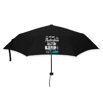 Vacances en Australie L’Australien prêt pour les vacances - Parapluie standard - noir - Devant