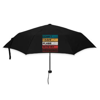 Technologie Partie Sécurité - Parapluie standard - noir - Devant