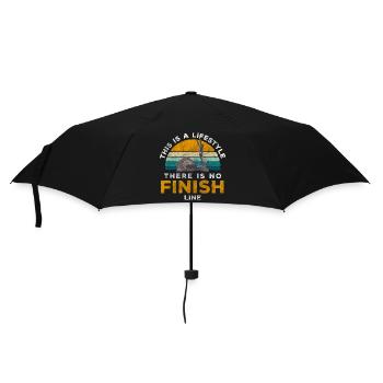 Crosstrainer Sportlich Schwitzen Laufen - Regenschirm (klein) - Schwarz - Vorne