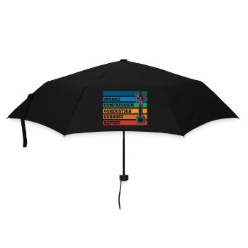 KFZ Mechaniker Mechatroniker Auto Tuner Tuning - Regenschirm (klein) - Schwarz - Vorne