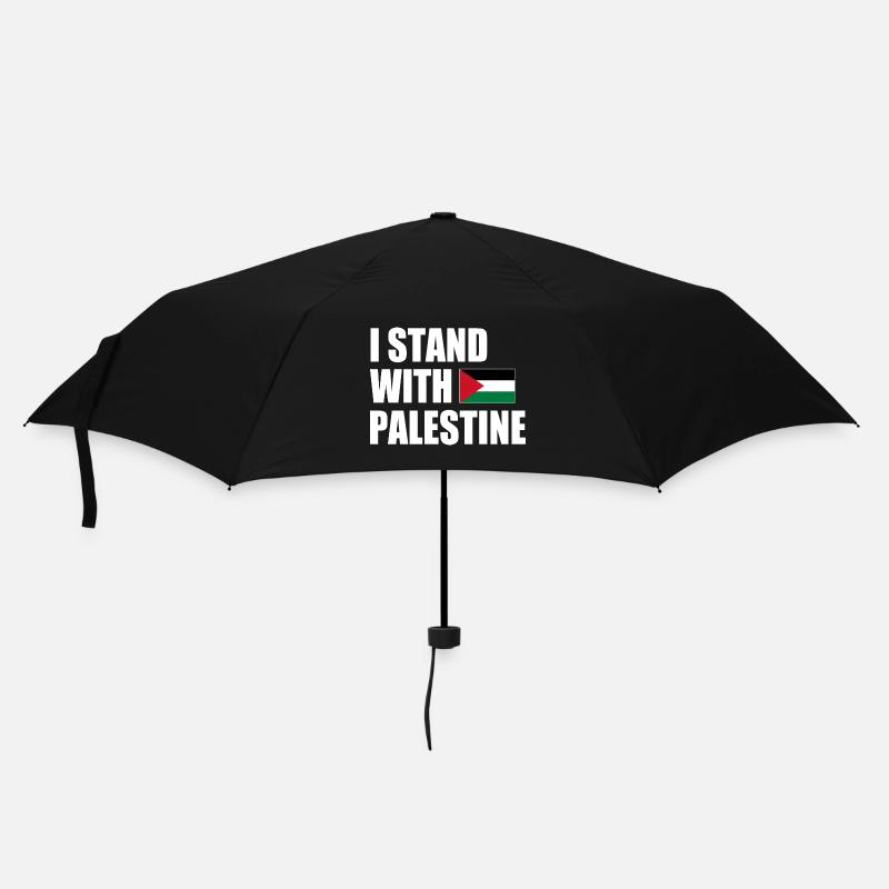 I stand with palestine - Umbrella (small) - black