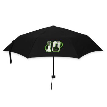 10 Anniversaire Football 10 ans Joueur de football - Parapluie standard - noir - Devant