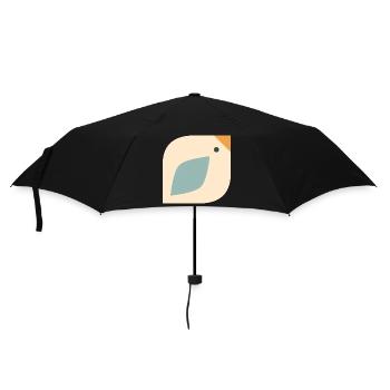 Süßer Vogel - Regenschirm (klein) - Schwarz - Vorne