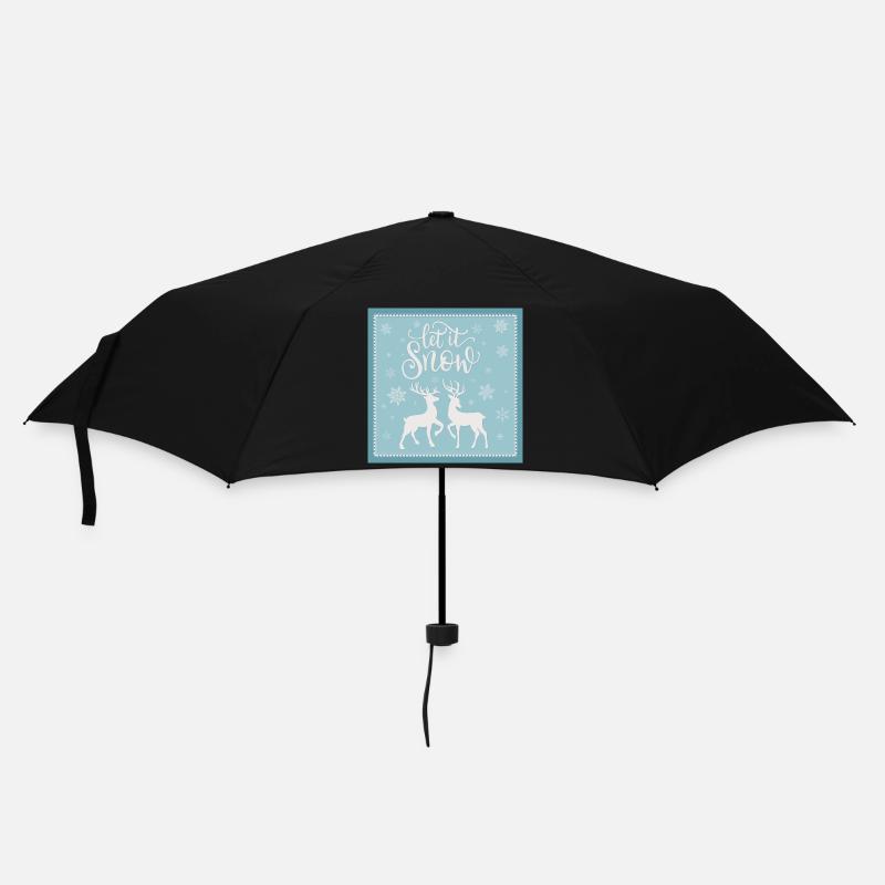 Affiche Let it Snow - Parapluie standard - noir