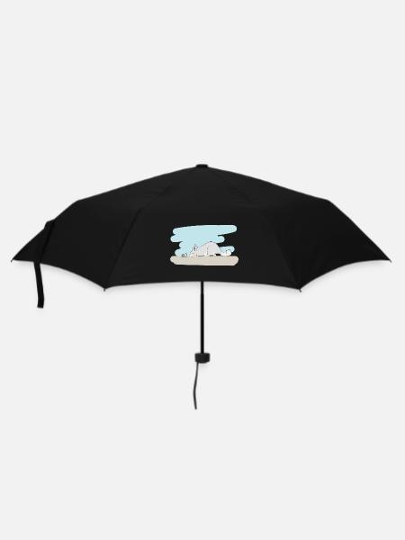 Illustrated design with Viscacha - Umbrella (small) - black