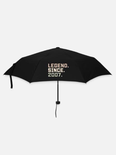 Les légendes sont nées en 2007 Idées cadeaux 2007 - Parapluie standard - noir