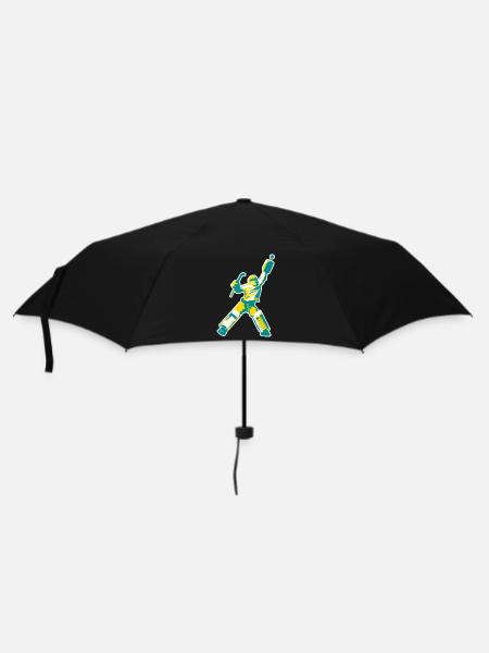 Hockey Torwart - Regenschirm (klein) - Schwarz