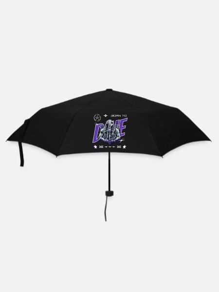 Né pour plonger - Parapluie standard - noir