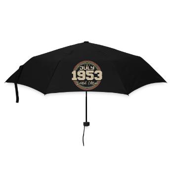 1953 Anniversaire Juillet 1953 Cadeau Juillet 1953 - Parapluie standard - noir - Devant