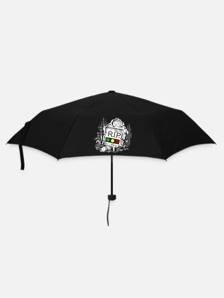 Ampel Ruhe in Frieden RIP - Regenschirm (klein) - Schwarz