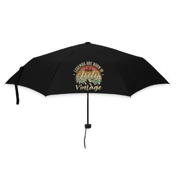 vintage juillet 1980 anniversaire juillet 1980 - Parapluie standard - noir - Devant