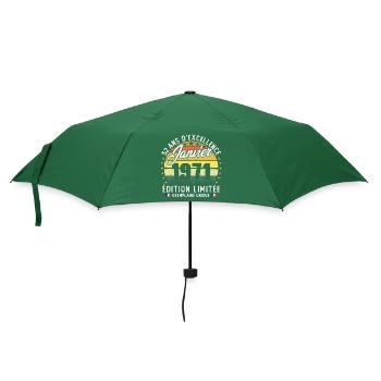 Vintage Cadeau Anniversaire 52 Ans Janvier 1971 - Parapluie standard - vert bouteille - Devant