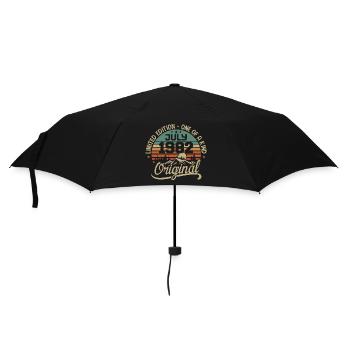 Cadeau Juillet 1982 Cadeau Anniversaire 1982 July - Parapluie standard - noir - Devant