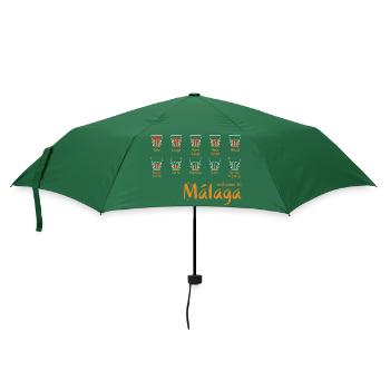 Welcome to Malaga (blue) - Umbrella (small) - bottlegreen - Front