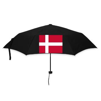 Denmark Flag - Umbrella (small) - black - Front