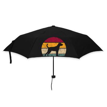 Parson Russell Terrier Vintage Retro - Umbrella (small) - black - Front