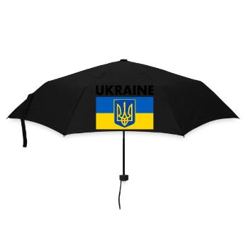 Ukraine - Umbrella (small) - black - Front