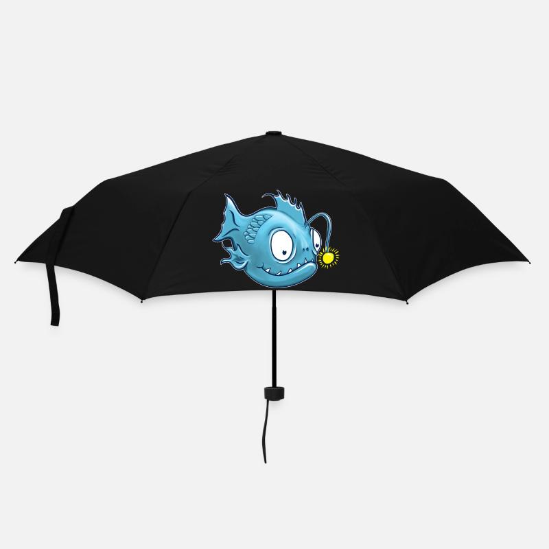 Poisson-lanterne ou poisson-grenouille - Parapluie standard - noir