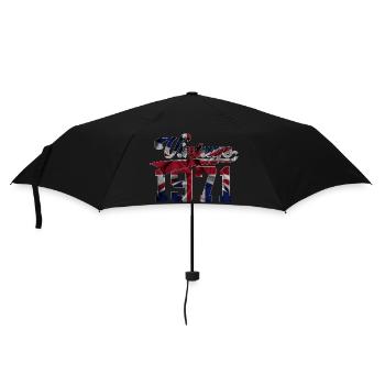 55E ANNIVERSAIRE DU VINTAGE AU ROYAUME-UNI EN 1971 - Parapluie standard - noir - Devant