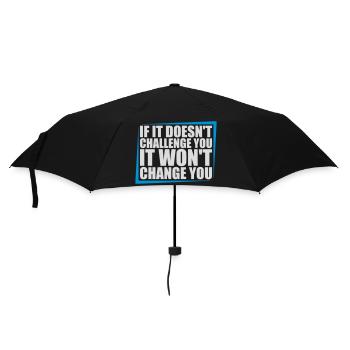Séance d’entraînement Fitness Motivation Citation - Parapluie standard - noir - Devant