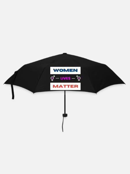 Frauen leben zählen (2) - Regenschirm (klein) - Schwarz