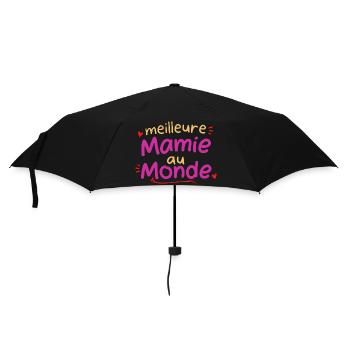 Femme Cadeau femme Meilleure Mamie Cadeau Mamie - Parapluie standard - noir - Devant