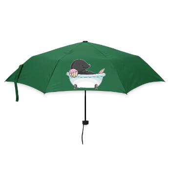 Mole Bathing Bathtub - Umbrella (small) - bottlegreen - Front
