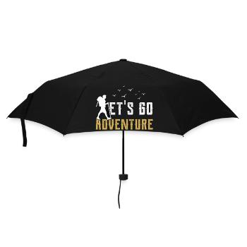 Hiking Adventures - Umbrella (small) - black - Front