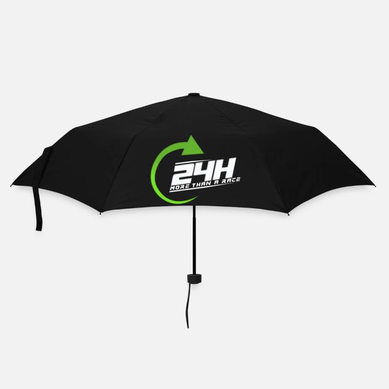 24h - Regenschirm (klein) - Schwarz