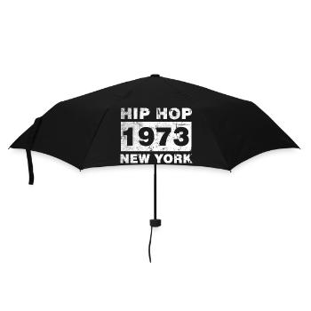 HIP HOP 1973 NEW YORK - Regenschirm (klein) - Schwarz - Vorne