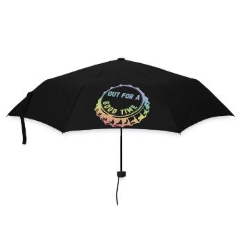Sortir pour passer un bon moment - Parapluie standard - noir - Devant