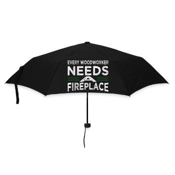Love Cutter Union Charpentier Charpentier Plombier - Parapluie standard - noir - Devant