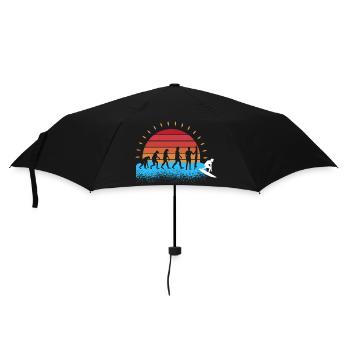 Schullehrerin Lehrerin - Regenschirm (klein) - Schwarz - Vorne