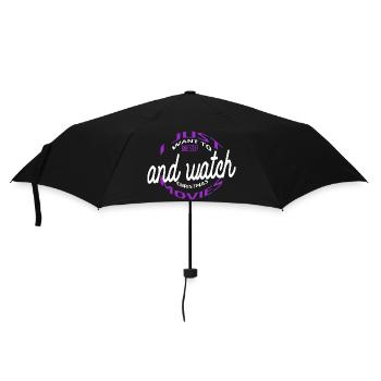 confectioner beard gang bakery quote couples - Regenschirm (klein) - Schwarz - Vorne