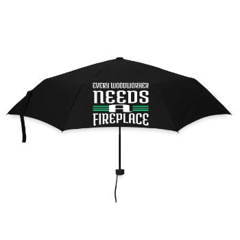 foresterie amour charpentier génial cadeau d’anniversaire - Parapluie standard - noir - Devant