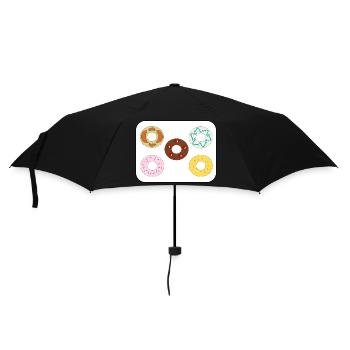 Beignets plongeurs - Parapluie standard - noir - Devant
