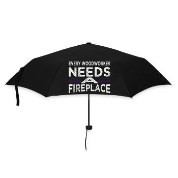 Arboriculture Cutter Job Hearbeat Arboriculteur - Parapluie standard - noir - Devant